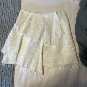 White skirt
